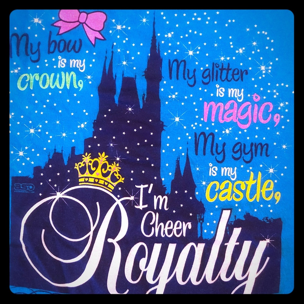 Cheer tshirt YM Cheer Royalty